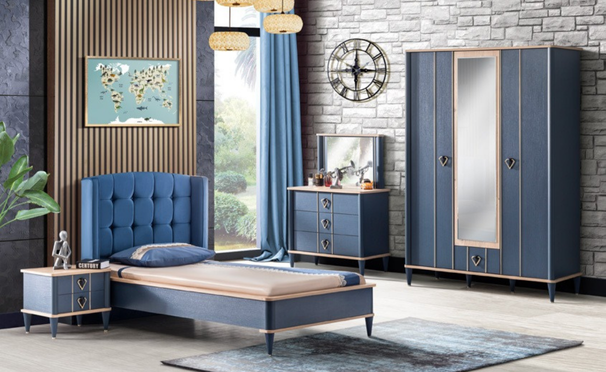 T-210 Florya Mavi Genç Odası